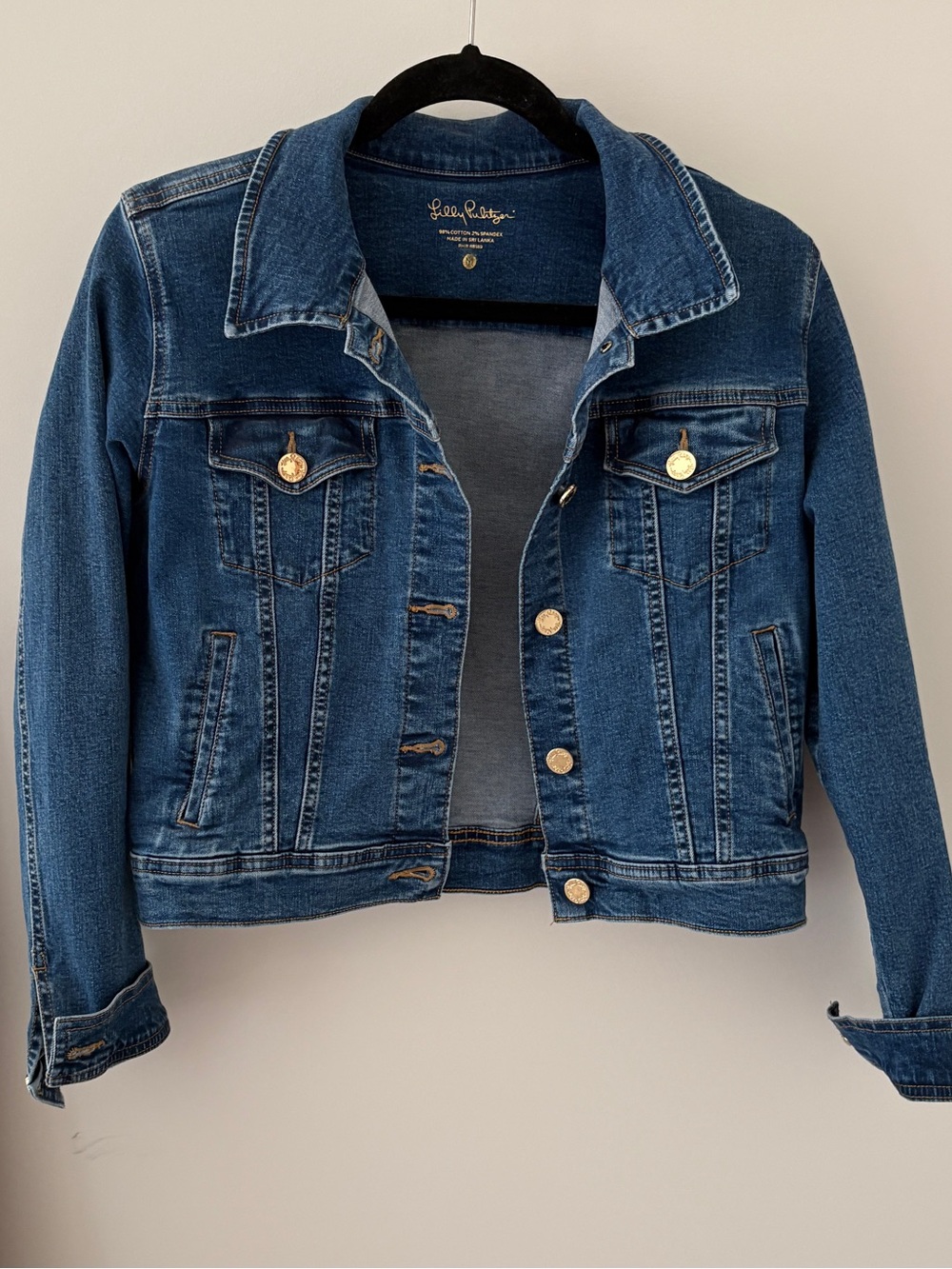 Lilly Pulitzer Seaspray Denim Jacket